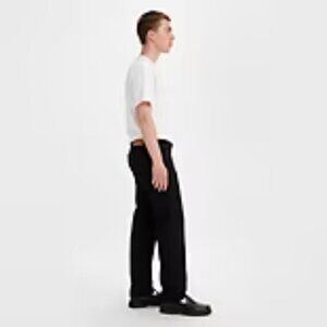 Levi Strauss  Men’s 505 Regular Fit Men's Black Jeans (Size 36x30)